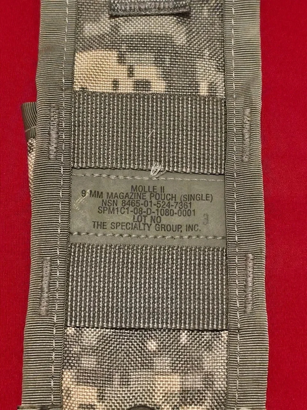 New Genuine USGI MOLLE II UCP ACU 9mm Single Mag Pouch